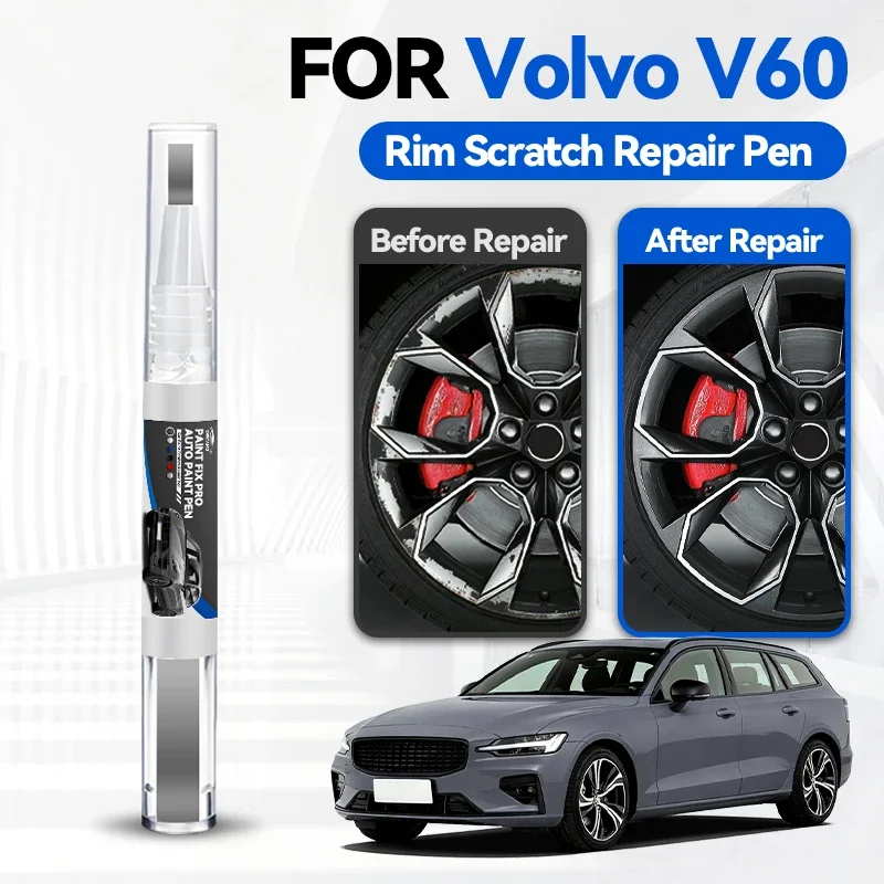 Repuesto de pintura para vehículos Volvo V60 2010-2025 P1 SPA, bolígrafo de retoque para arañazos, accesorios de bricolaje para auto, negro, blanco, azul, R