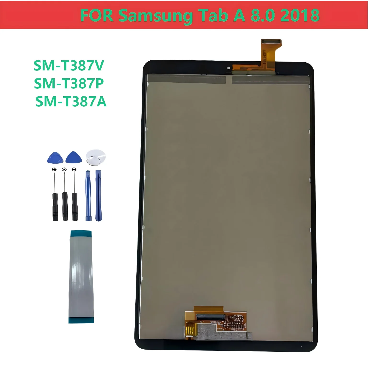 

FOR Samsung Tab A 8.0 2018 SM-T387 T387V T387P T387A LCD Display + Touch Screen Digitizer Assembly