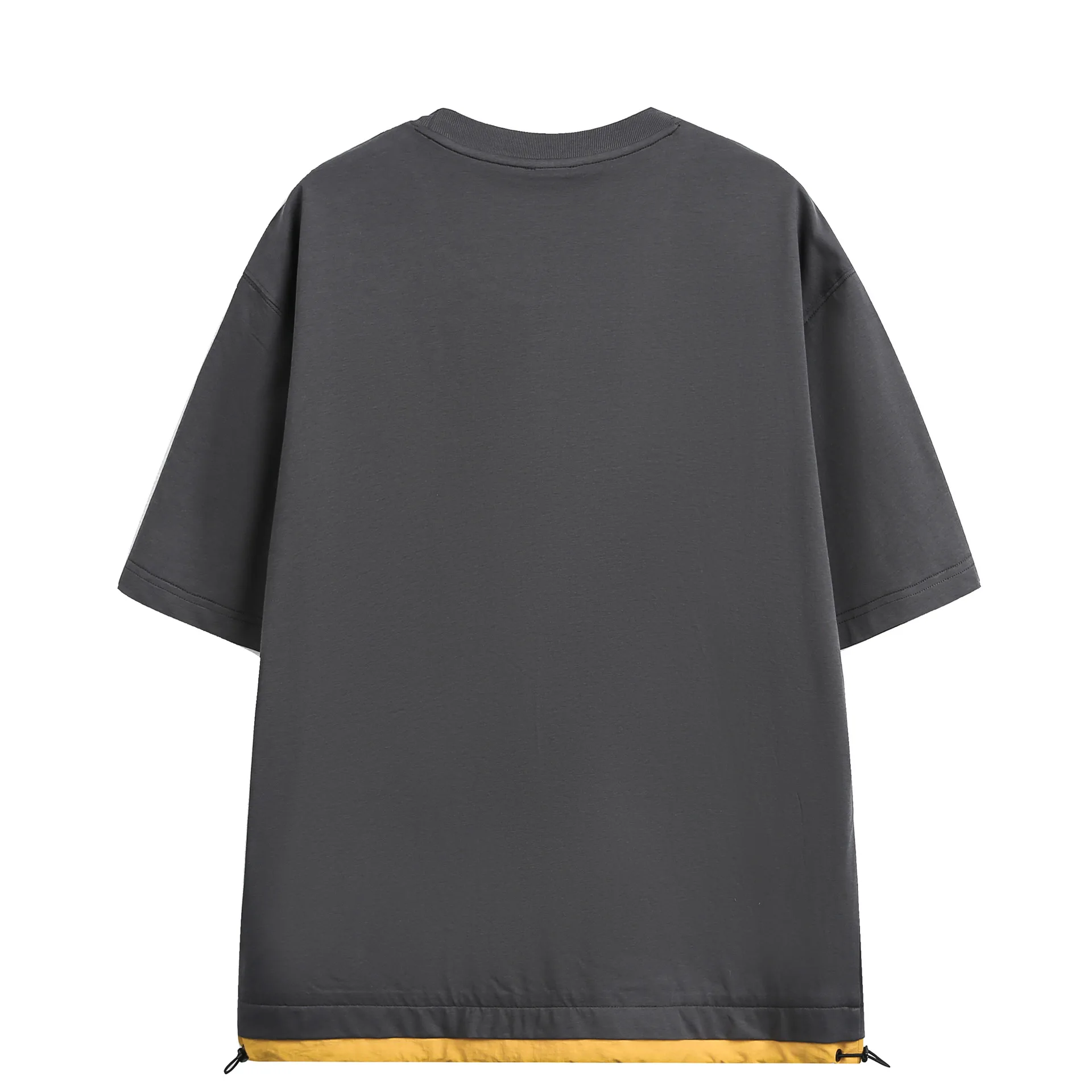 Summer Mountain Outdoor Functional Style Pocket Patchwork Workwear Short Sleeved T-shirt Loose Half