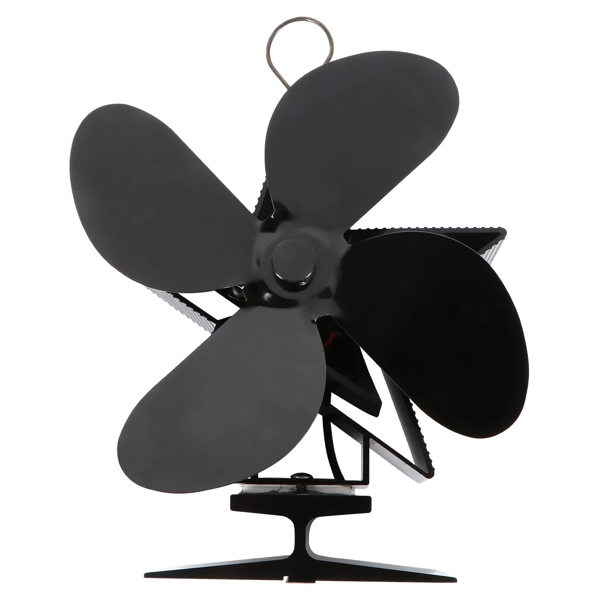 

Камин с тепловым питанием, бесшумный вентилятор с тепловым воздухом для дровяной печи, термостойкая черная печь - удобная энергосбережение