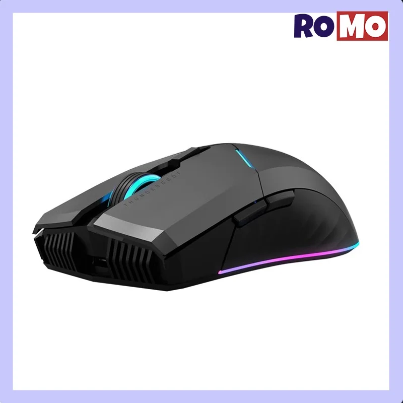 Thunderobot ML7 Mouse Wireless 4k Gaming Mouse Dual Mode Rgb Backlight Rechargeable Pc Accessories For Win/mac Wired Mouse Gift