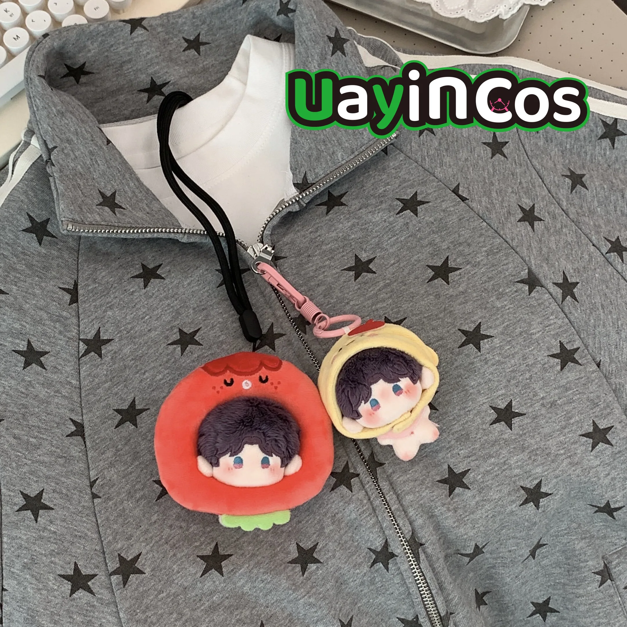 

5cm Love and Deepspace Sylus Rafayel Caleb Big Mouth Towe Headgear Stuffed Plushies Doll Clothes Keychain Bag Anime Game Toy Ki