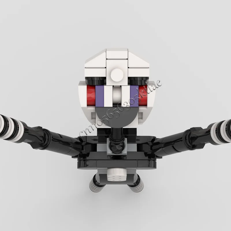 246-teiliges Beliebtes Spielcharakter-Serie Schnurpuppen-Bot MOC Anpassbare Modulare Bausteine Technologie DIY Montage-Spielzeug Geschenk