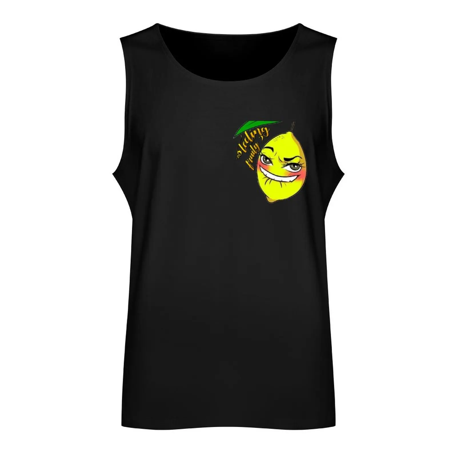 Helenas Lemons Tank Top t-shirt gym man fitness Men's sleeveless fashion 2024 man