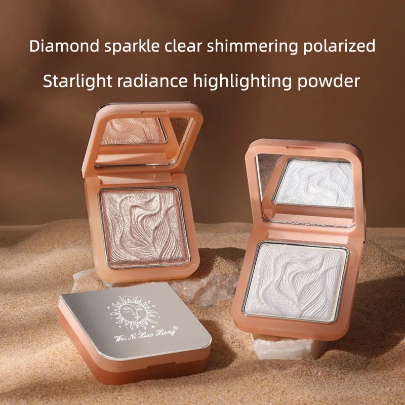 Little Bear Starlight Tenderness Highlighter Powder - Soft Shimmering Illuminator for Face And Body