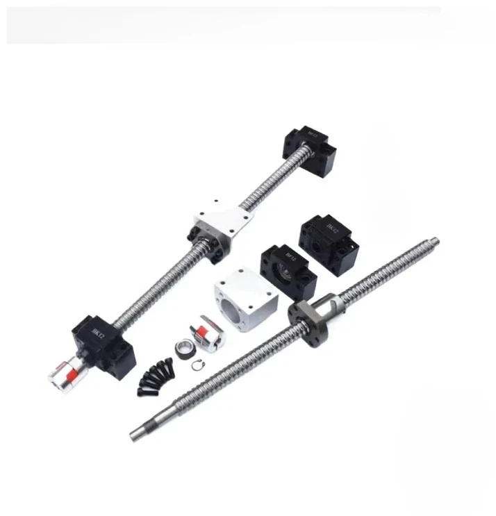 

Гайка шарикового винта с ЧПУ 20 мм SFU2005 Шариковый винт 1500 мм с торцевой обработкой BKBF15 + гайка шарикового винта 2005 + опора + муфта