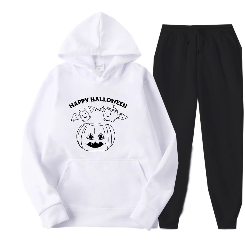 

2025 Halloween Southern Line graffiti print Casual Men Graphic Hoodies Autumn winter Street Comfortable Pullover Y2k Sweatshirt