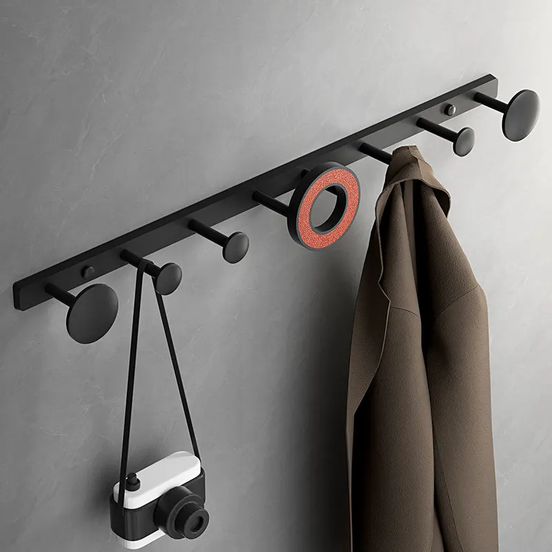 

Настенная вешалка для одежды без сверления, крючки для ванной и прихожей, для курток и головных уборов, прочное решение для экономии места
