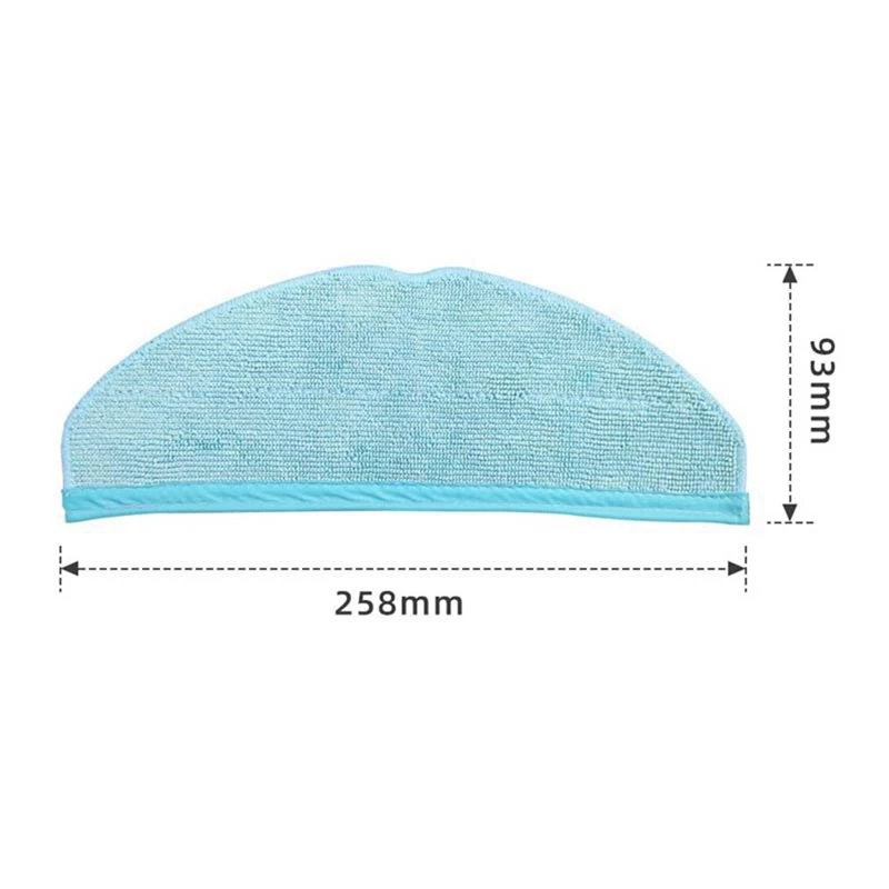 Panno per scopa da 10 pezzi per parti per aspirapolvere robot Conga 8090 Ultra / 9090 AI stracci in microfibra