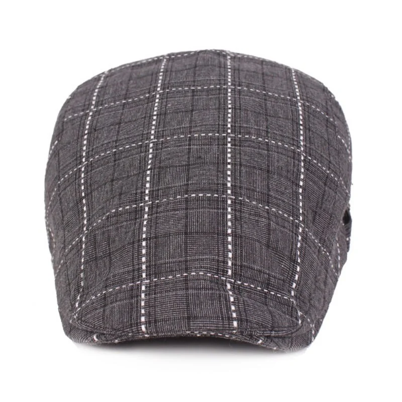 Delysia King Beret Plaid Retro Hat