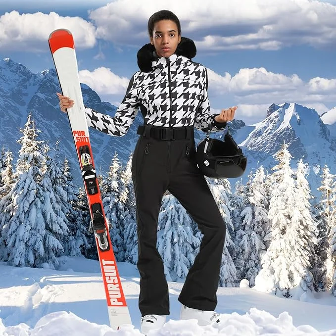 GSOU SCHNEE Einteiliger Skianzug Frauen Verdickung Snowboard Weibliche Overalls Winter Winddicht Wasserdicht Atmungsaktive Kleidung Skifahren – Detail 26