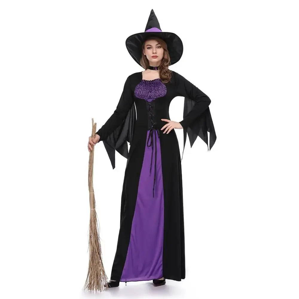 

Halloween Demon Witch Costume Adult Women Cosplay Vampire Fancy Dress halloween costumes for women