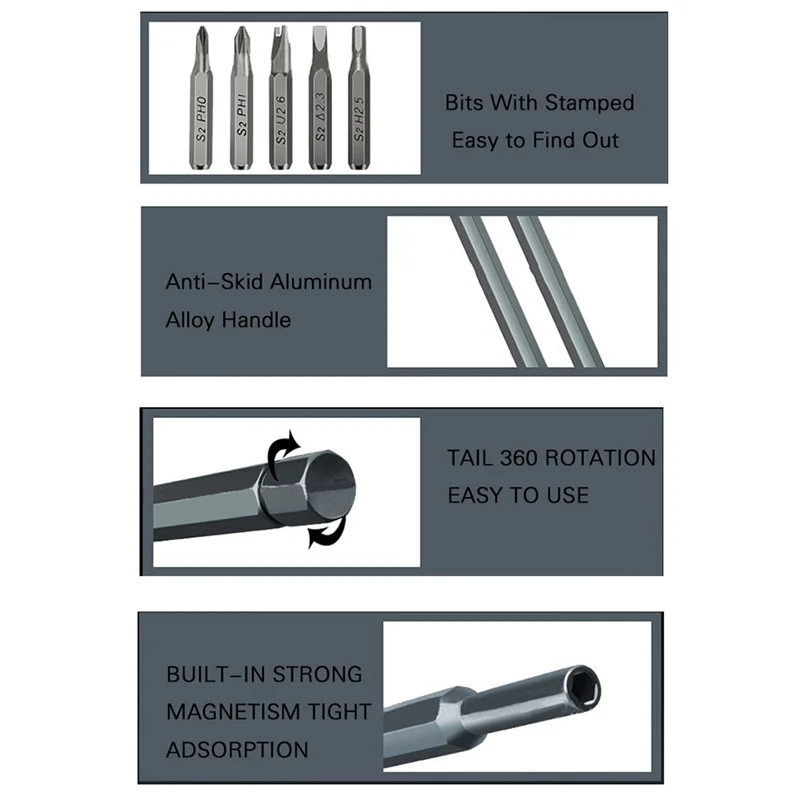 ABZV-25-In-1 Screwdriver Set Multifunctional Precision Screwdriver