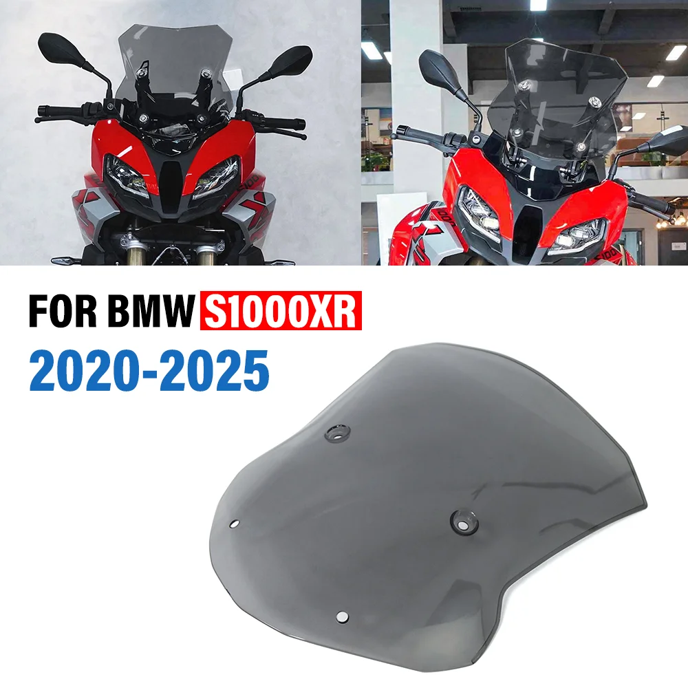 

Fit FOR BMW S1000XR S1000 XR 2025 2024 2023 2022 2021 2020 Motorcycle Front Windshield Windscreen Wind Deflector Air Flow Screen