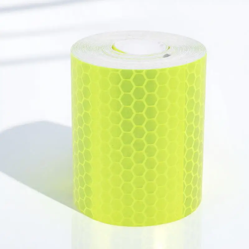 

Водонепроницаемая наклейка-лента для грузовиков, предупреждающая маркировка, шестиугольный сотовый дизайн, для повышения видимости автомобиля в ночное время