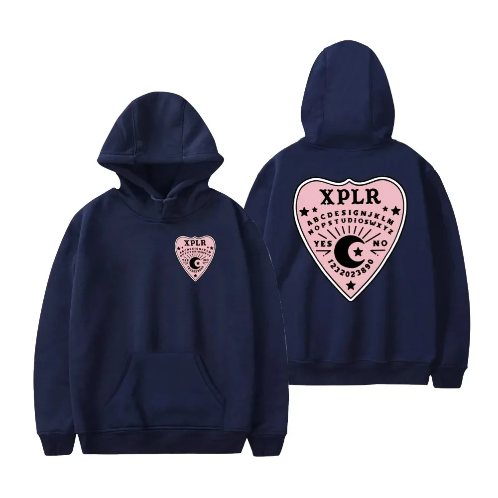 Sweat à capuche manches courtes pour femme et homme, pull Sam e Colby, mode, XPLR, 2024