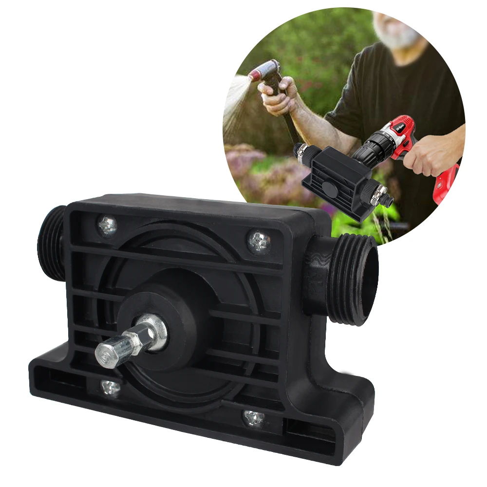 Electric Drill Pump Portable Home Garden Outdoor Tool Mini Centrifugal Pump Diesel Oil Fluid Water Pump