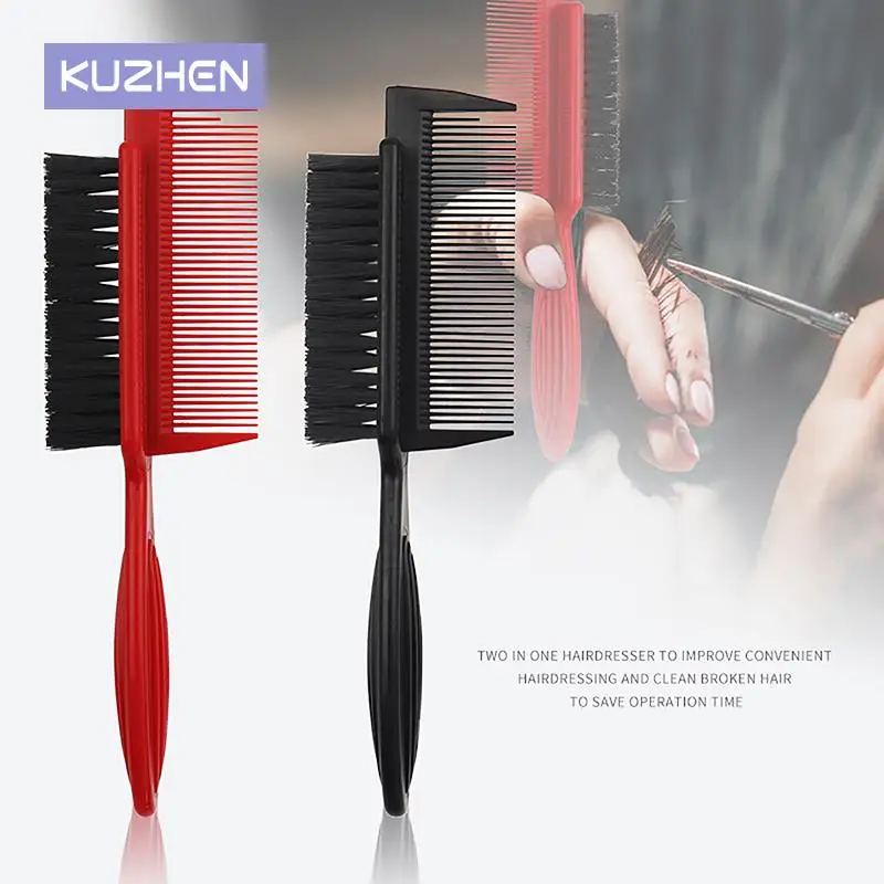 New Beard Comb For Men Professional Mustache Brushes Double End Beard Brush And Comb Oil Head Beard Shaping Tool Accessories