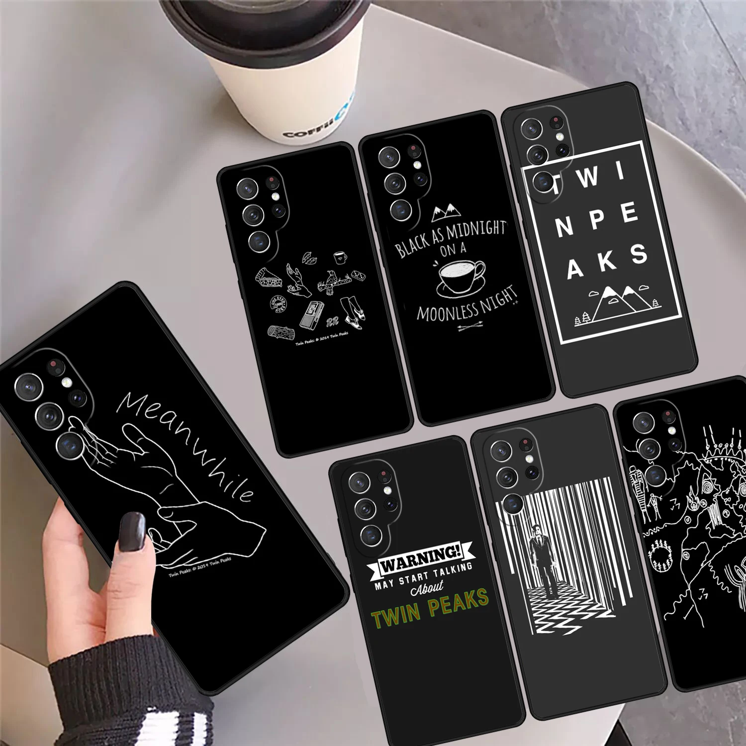 

Twin Peaks poster Phone Case Cover For Samsung Galaxy S24 S25 Ultra S23 S22 Plus S21fe Lite S20 Note 10 20 Pro