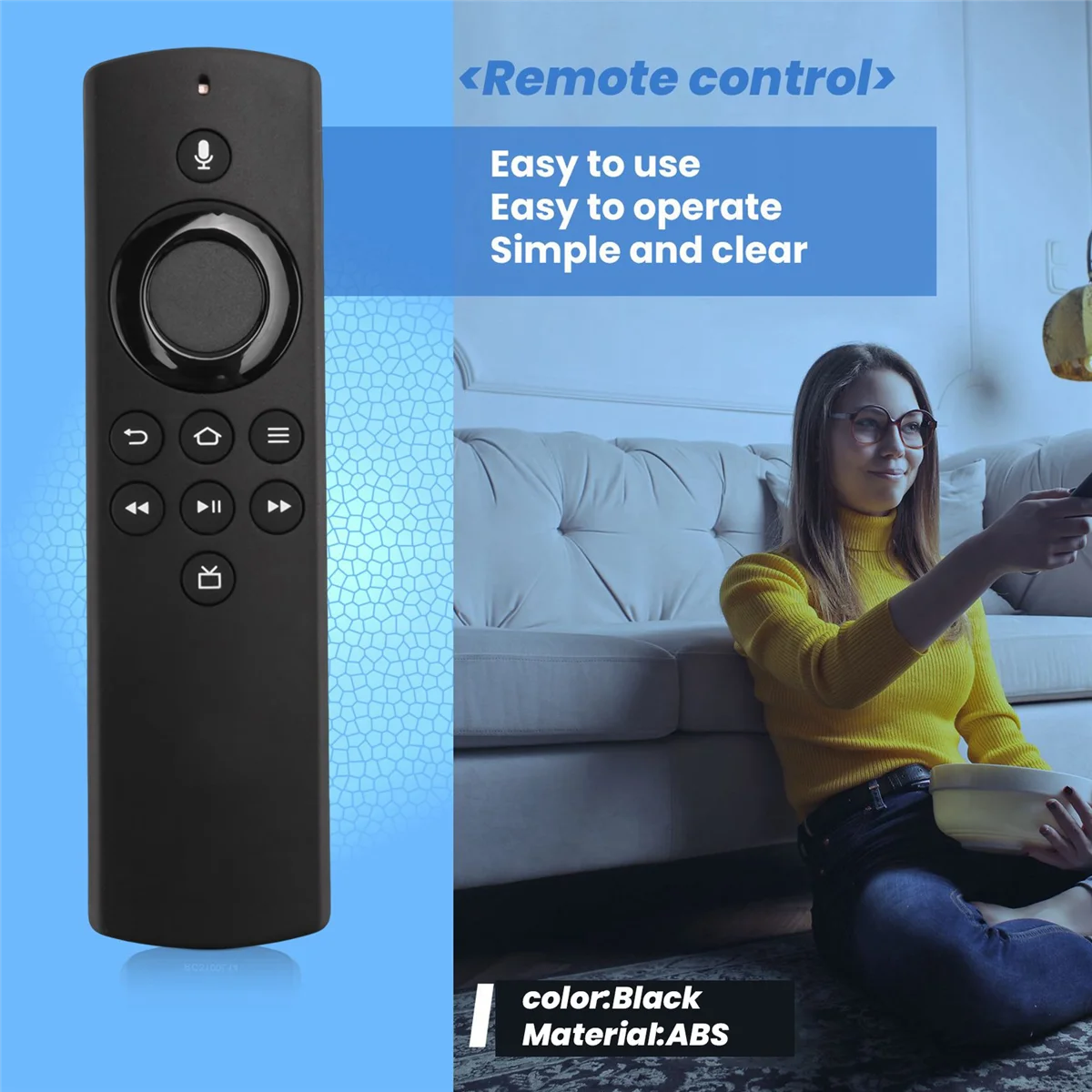N87R New H69A73 Voice Remote Control Replacement for Amazon Fire TV Stick Lite with Voice Remote