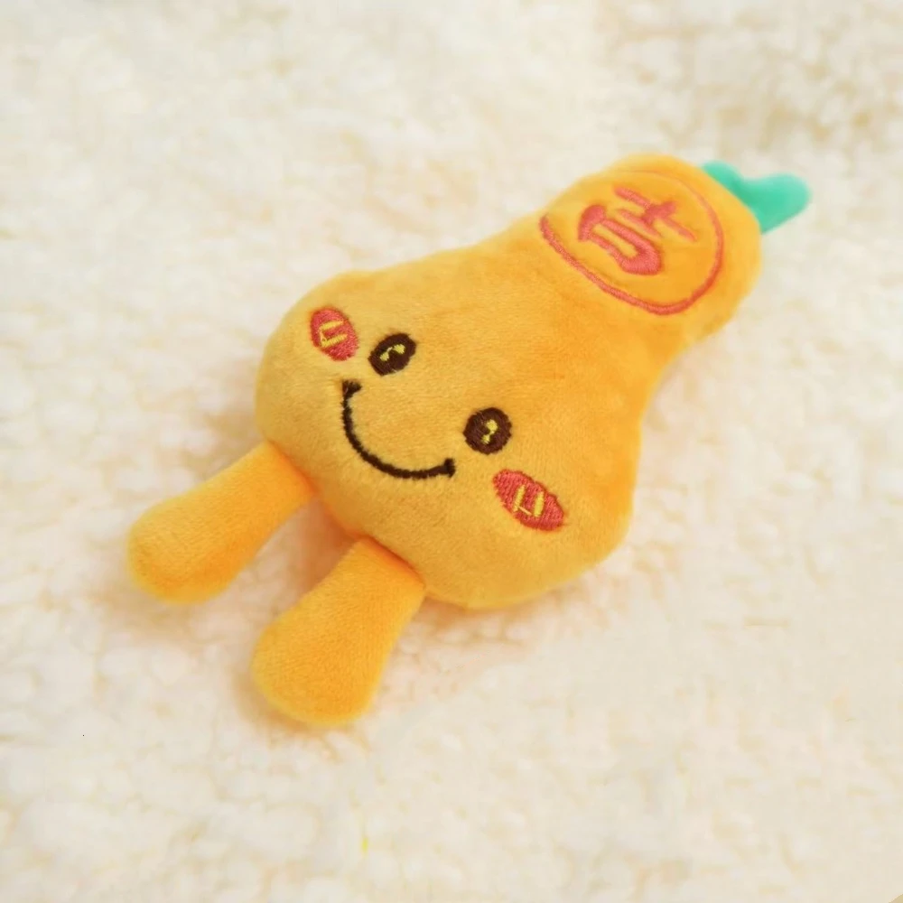 Mini 5,9 Zoll Baby Comfort Doll Plüschverband Beruhigender Handgriff Mehrfarbige Anti-Schreck-Handpuppe Baby