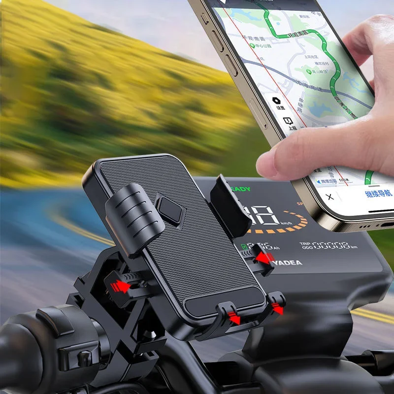 

Motorcycle Stand Bracket Non-slip Cycling Phone Holder Riding Bike 360° Rotatable for iPhone Xiaomi