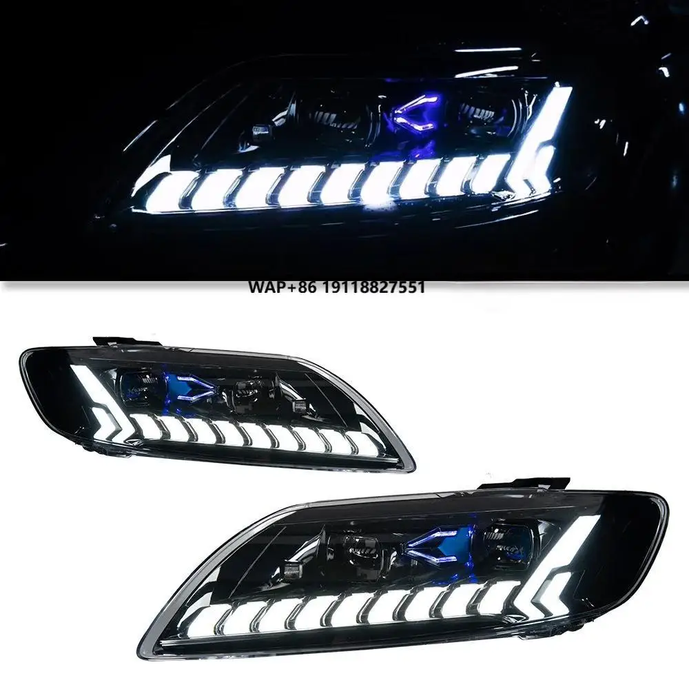 

Car Lights for Q7 LED Headlight 2007-2016 Projector Lens Front Head Lamp Dynamic Signal Animation Automotive Accessories