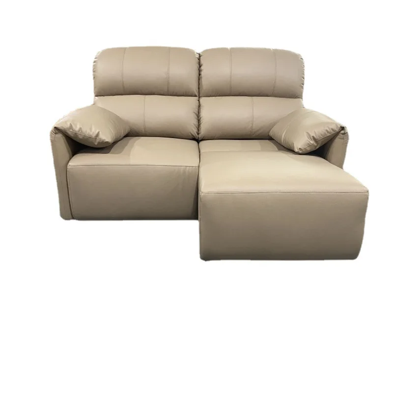 

Imported, calfskin, electric, small apartment, multi-function, sofa bed, sliding
