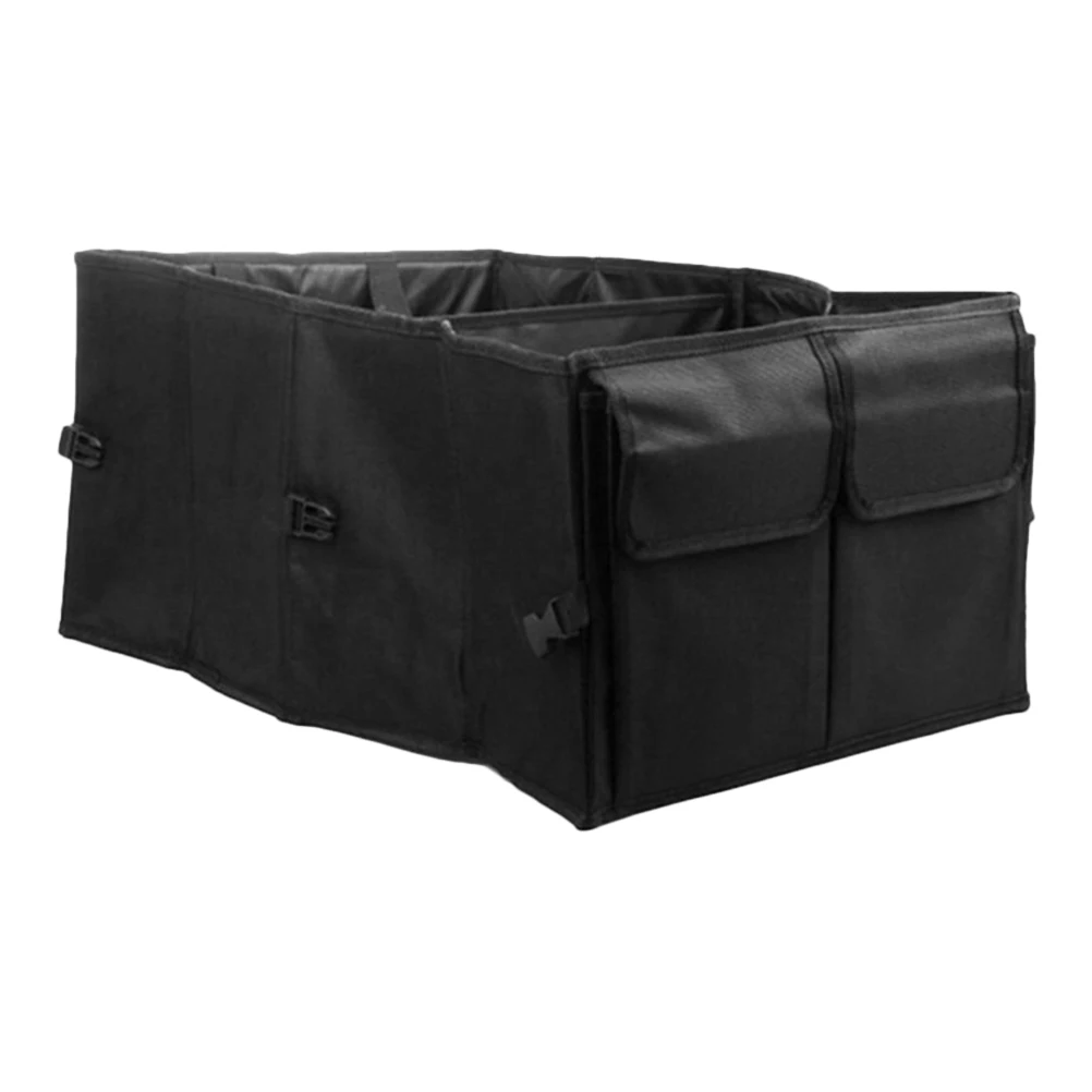 

Portable Car Trunk Storage Organizer Large Capacity Nonwoven Fabric Handle Compartment Design For Suv Travel Gym Office Camping