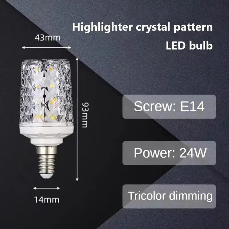 Super long lifespan E27 E14  24W 30W 40W 50W LED lamp Corn Bulb AC85-265V No Flicker 2835 SMD LED light / lighting