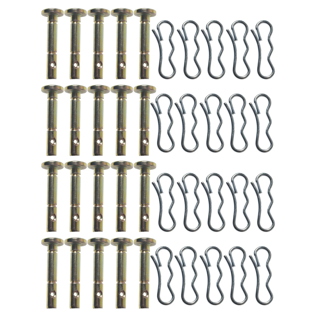 Shear Pins Bowtie 20PK 738-04124A For Cub Cadet 738-04124 714-04040 MTD Snow thrower Cotters