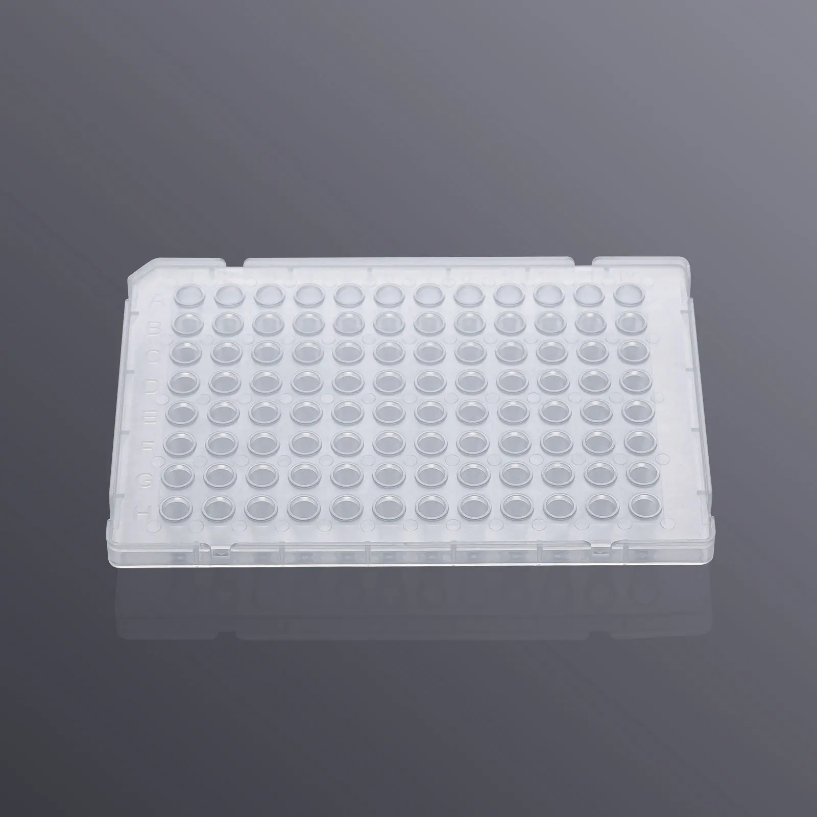 10pcs  96 well 0.1ml PCR microplate, half skirt, clear, for ABI machines