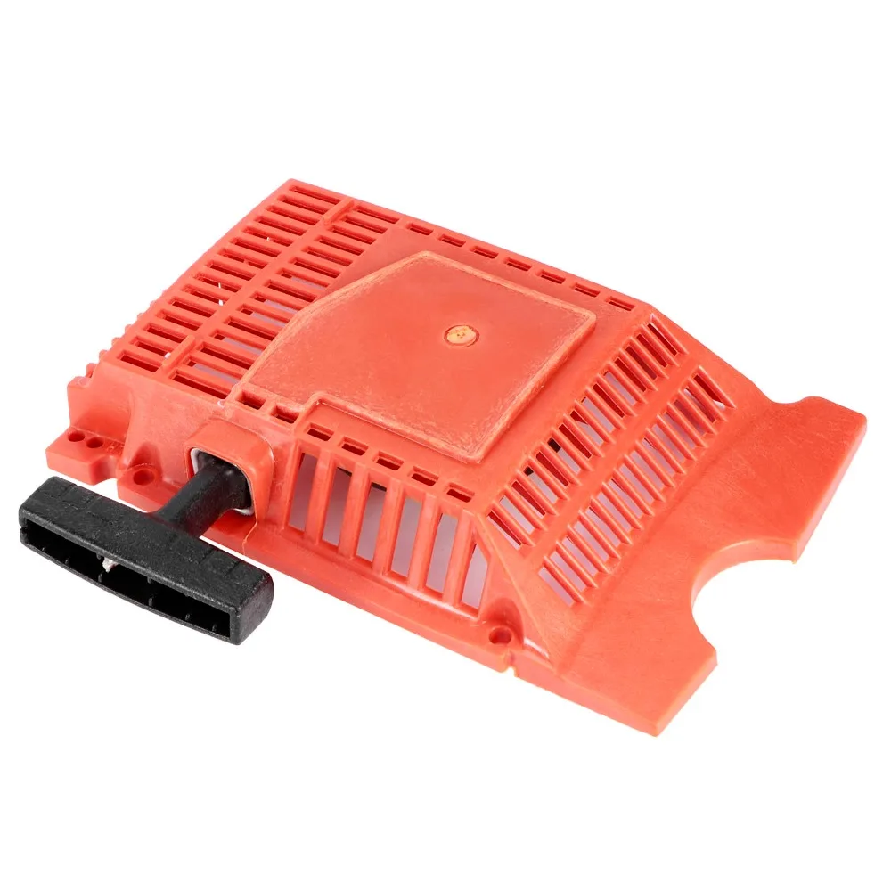 Orange Recoil Rewind Starter ABS Easy Installation Starter Assembly Compact Mesh Design for Husqvarna 181 281 288 288XP