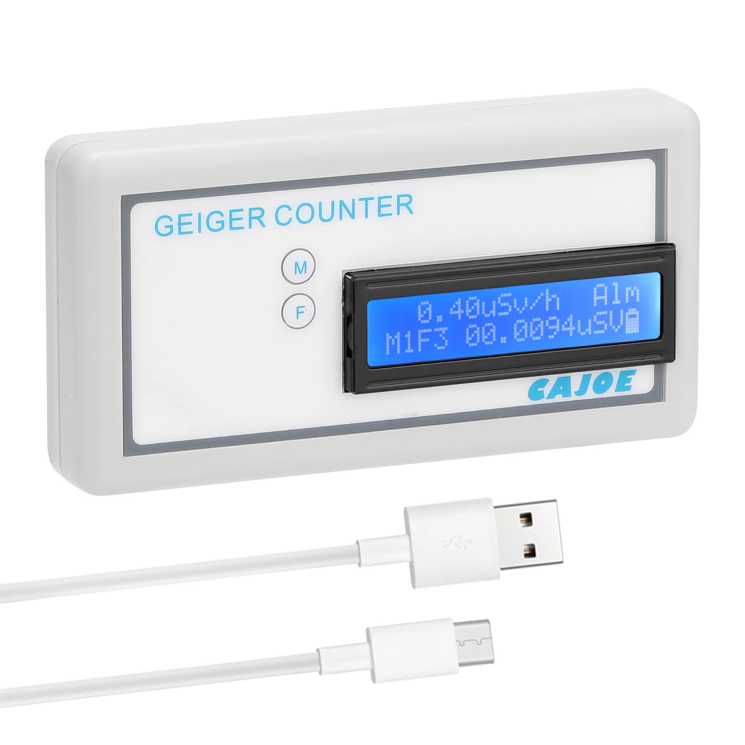 Portable GMV2 Geiger Counter Assembled Nuclear Radiation Detector γ β X Ray with Miller GM Tube Field Radiation Tester