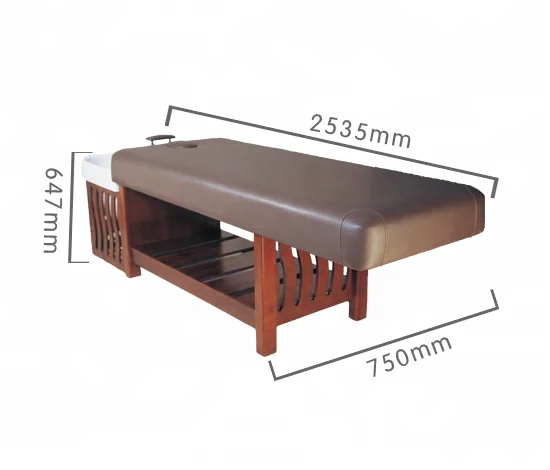 High grade multi-functional beauty salon shampoo bed