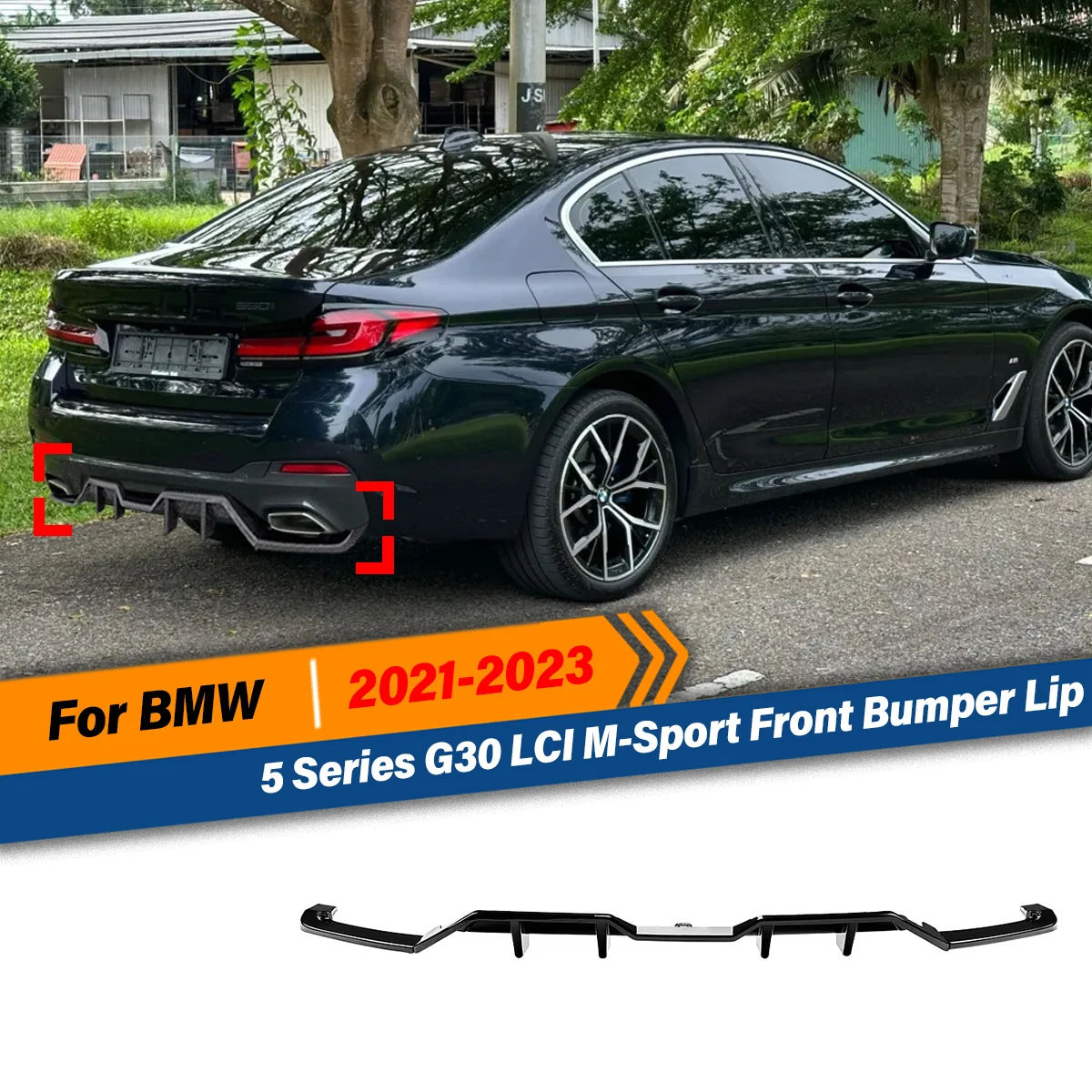 pour-bmw-serie-5-g30-m-sport-lci-2021-2022-2023-mp-style-pare-chocs-arriere-diffuseur-levre-spoiler-separateur-protecteur-decoration-garde