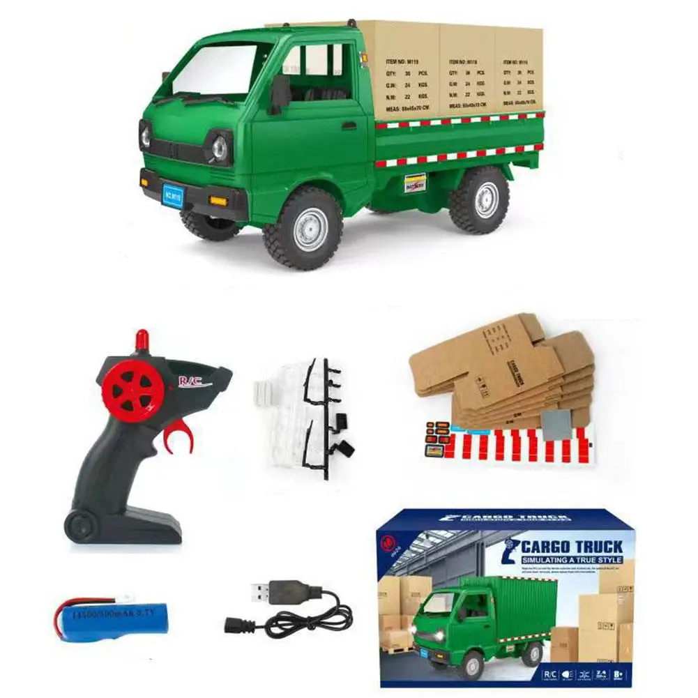 Simulated Wuling Truck Van Model Drift Charging Truck Inertia Children's Toy Car With Lights