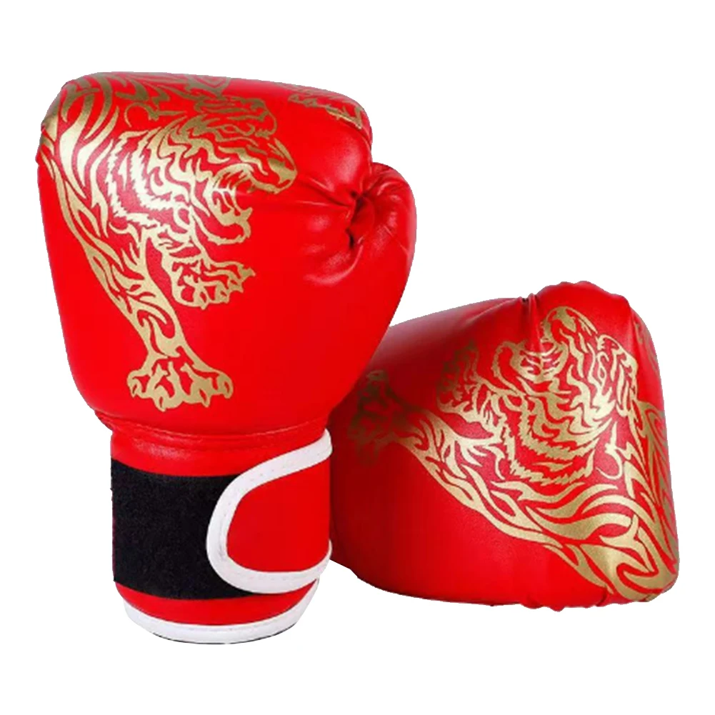 Boxing Gloves Breathable Kickboxing Gloves PU Leather Professional Boxing Gloves Fighting Taekwondo Mitts for Training Sandbag