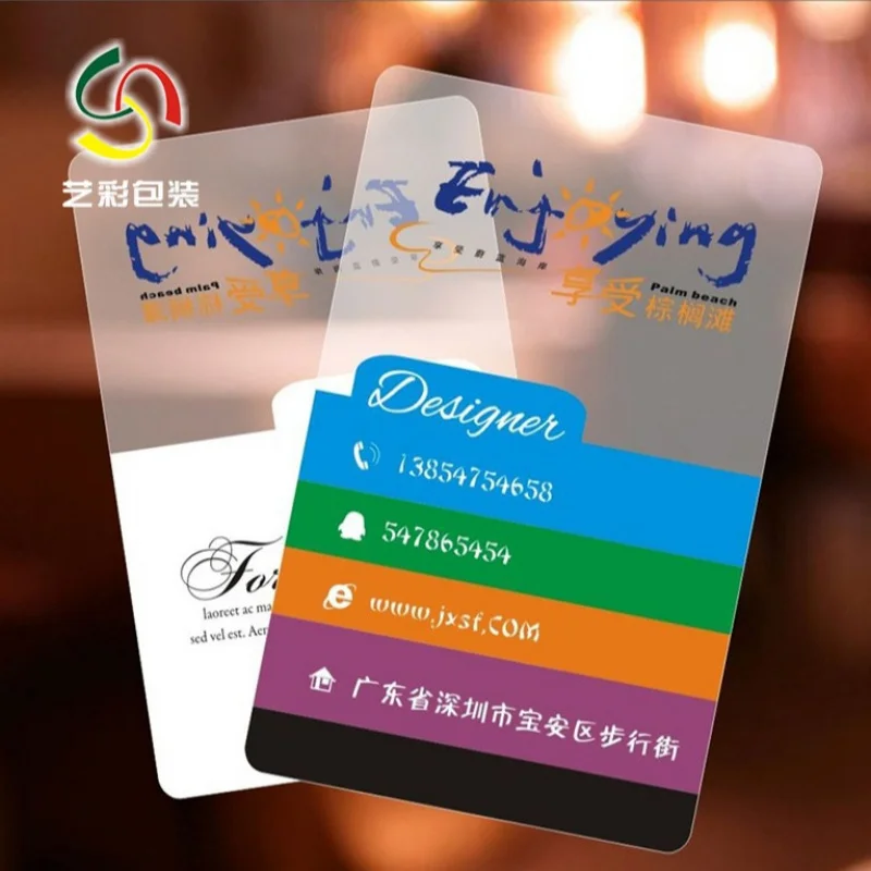 Customized Business Cards PVC Specialty Paper Business Card Design Printing Stamping High-end Embossed Cards