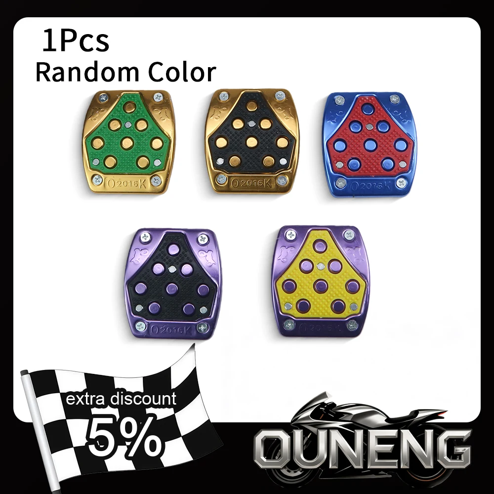 Universal Aluminum Alloy Anti Slip Brake Pedal Cover Multicolor Non Slip Footrest Foot Peg For Yamaha Honda BMW Kawasaki Suzuki