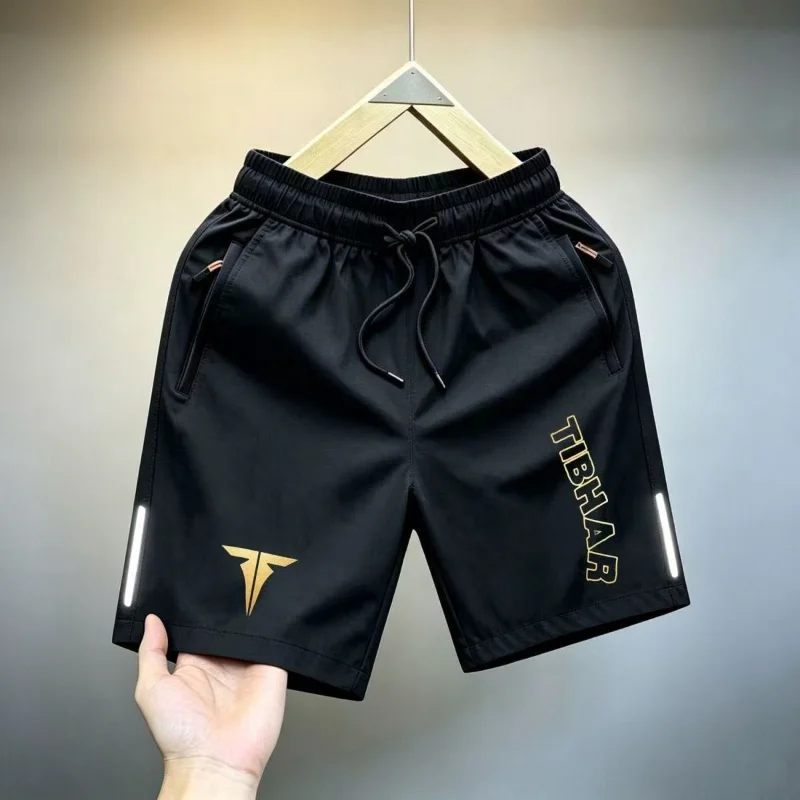 2026 New Summer Quick-drying Badminton Table Tennis Competition Professional Training Running Large Size Shorts with Pockets