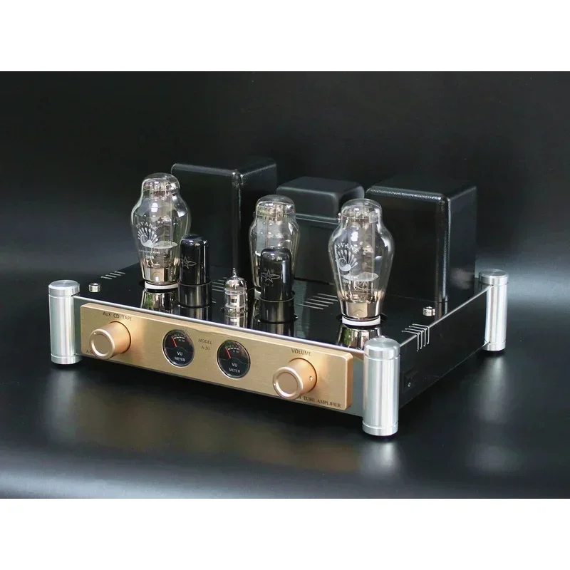 BoyuuRange A50 MKIII 300B Single-End Class A Vacuum Tube Amp HiFi Integrated Amplifier With VU Meters (Updated Version)