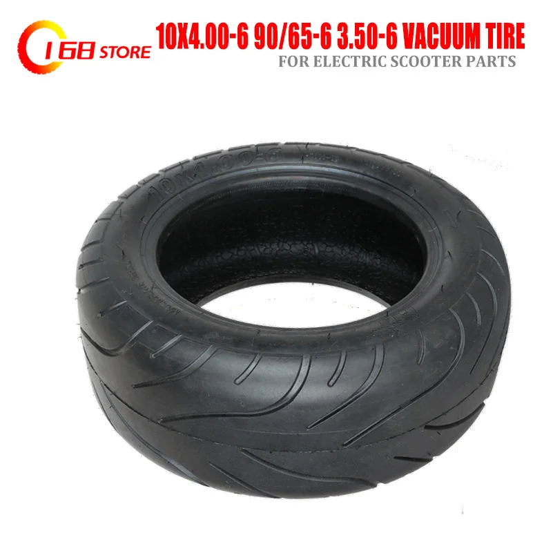 10x4.00-6 90/65-6 3.50-6 Vacuum Tire 10 Inch Tubeless Wanda Tyre for Electric Scooter Parts