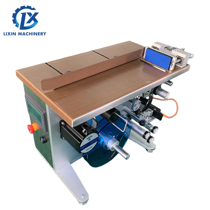 LX-HZ802 Semi-automatic Carton Box Corner Labeling Machine for Box Carton Sealing and Labeling Machine