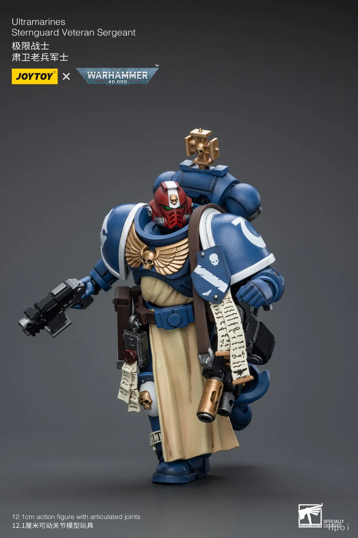 

【TM】In Stock JOYTOY Warhammer40K UltramarinesSternguard Veteran Sergeant 1/18 Action Figures Model Toy Gift Collection Ornament