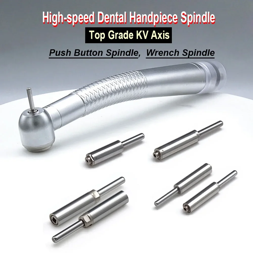 2Pcs Dental Turbine Handpiece Spindle Push Button Axis Wrench Cartridge Shaft NSK KAVO WH 9.8/10.8/11.8/12.5/13.3/13.7/14.2mm PB