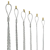 Calcetines de tracción de Cable de cabeza de cobre m5, herramientas extractoras de malla, accesorios antideslizantes, conducto de tubería, empuñaduras de Cable, cubierta de red para 4-25mm