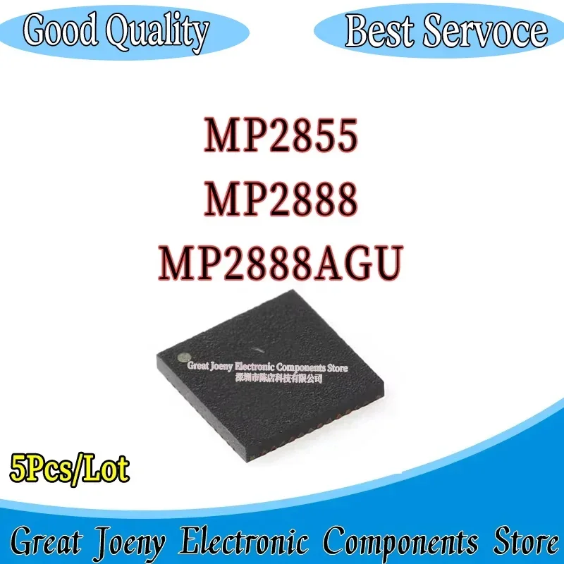 

(5piece)100% New MP2855 MP2888 MP2888GU MP2888A MP2888AGU QFN-40 Chipset Standard Version Standard Version In Stock