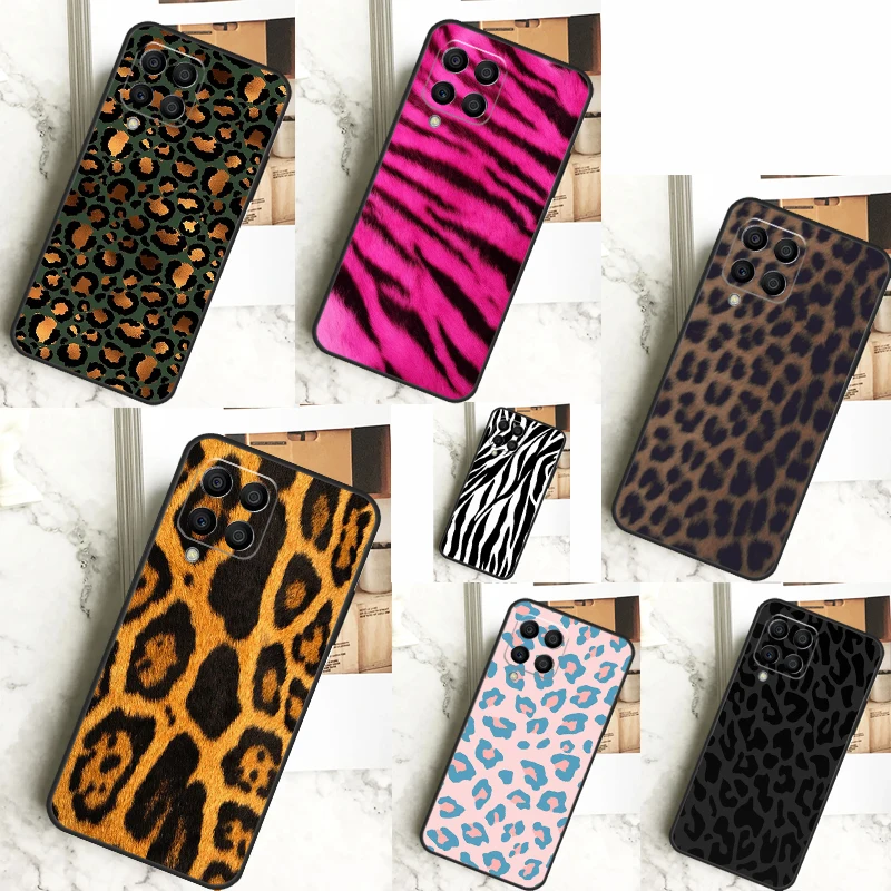 Tiger Zebra Leopard Print For Samsung Galaxy M23 M33 M13 M53 M11 M51 M14 M34 M54 M15 M55 M20 M30s M12 M32 M52 Case