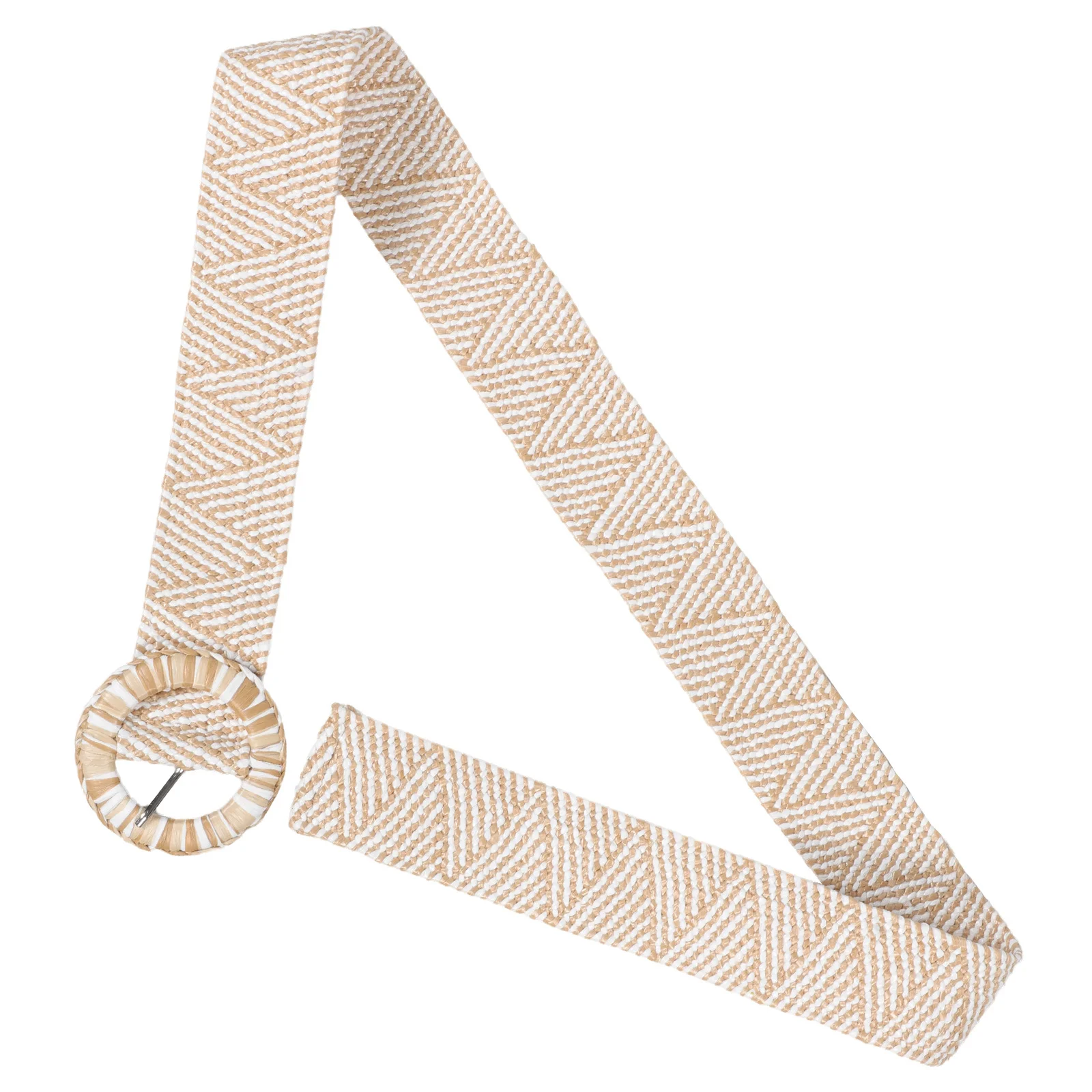 

PP Straw Woven Braided Wide Waist Belt Elastic Stretch Belt for Women Dresses Fashion Dress Accessories Casual